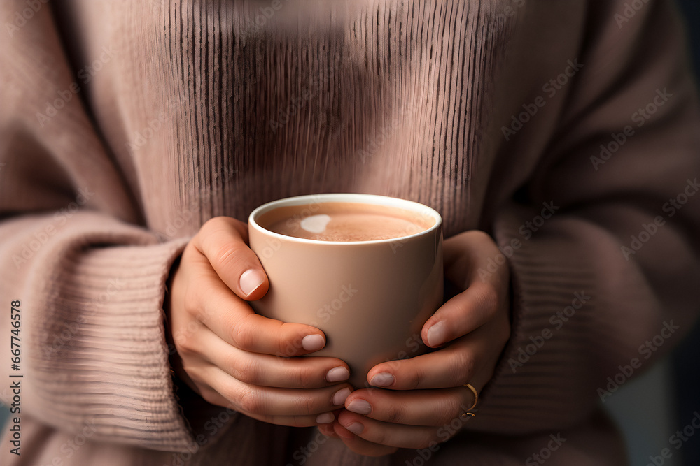 hot chocolate, warm coffee, delicious cappuccino hands, winter background, chrismas symbol, winter holidays concept, hot chocolate, warm coffee, delicious cappuccino hands, winter background, chrismas symbol, winter holidays concept,