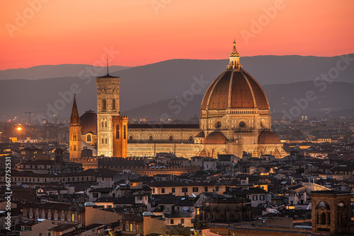 Valokuvatapetti Florance catedral view