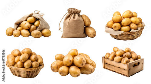 set of potatoes