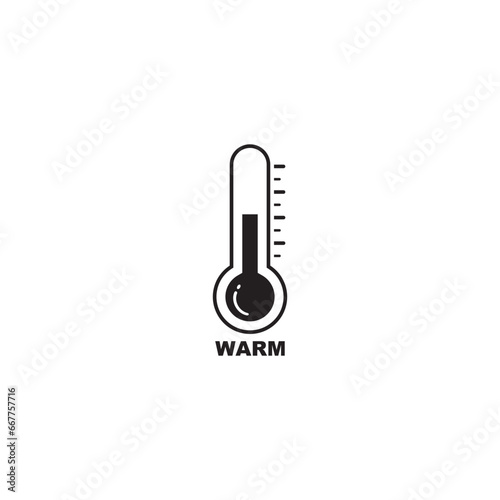 temperature icon symbol sign vector