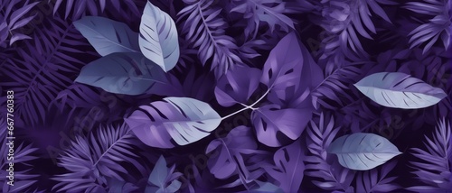 tropical leaves  dark purple foliage  botanical nature background