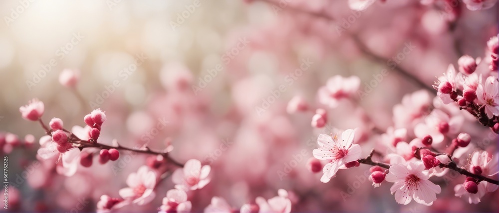 beautiful blossom japanese background