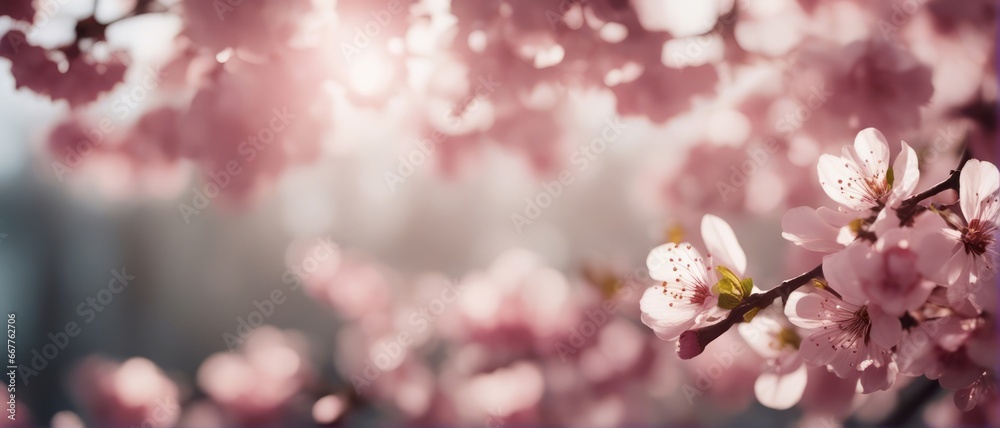 beautiful blossom japanese background