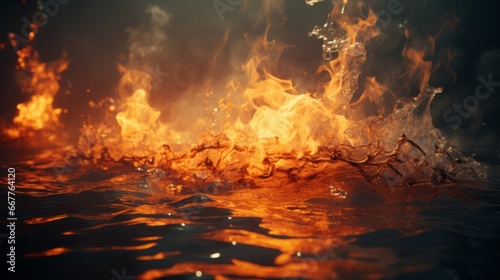 Burning water © Mike