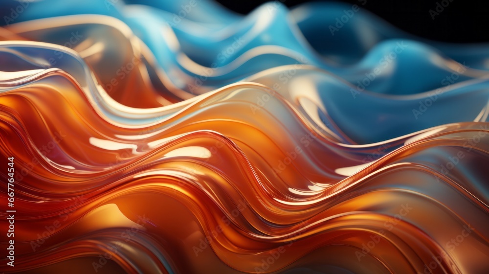 A vibrant, chaotic display of fluid art evoking feelings of freedom and movement through its abstract patterns A vibrant, chaotic display of fluid art evoking feelings of freedom and movement through its abstract patterns