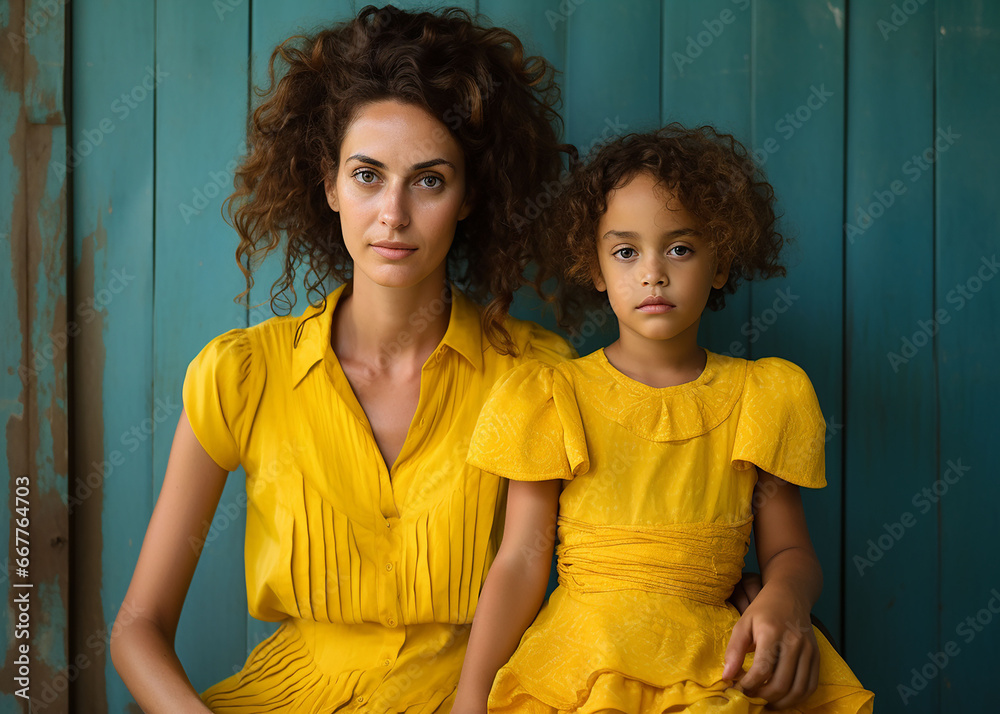 Brazilian white poor mother 43 - year - old wearing yellow blouse ...