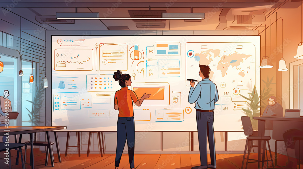 Co-working: Guiding business plan at dynamic collaborative workspace