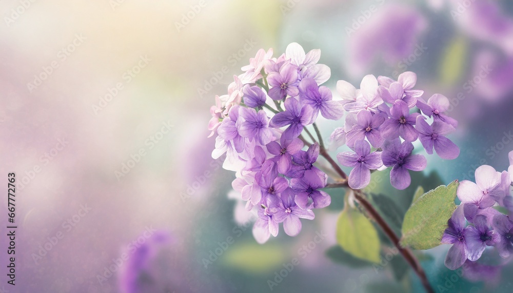 Lavender flowers in the garden in pastel colors Lavender flowers in the garden in pastel colors