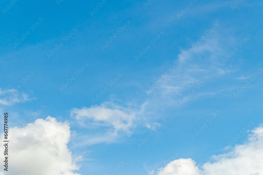 Beautiful sky with white cloud in summer. Beautiful sky with white cloud in summer.