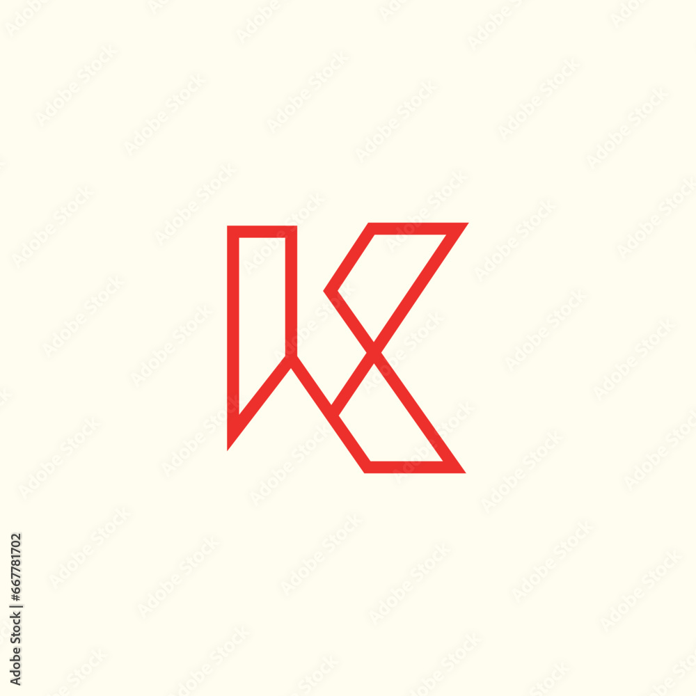 Letter K logo design vector idea with creative and simple concept Letter K logo design vector idea with creative and simple concept