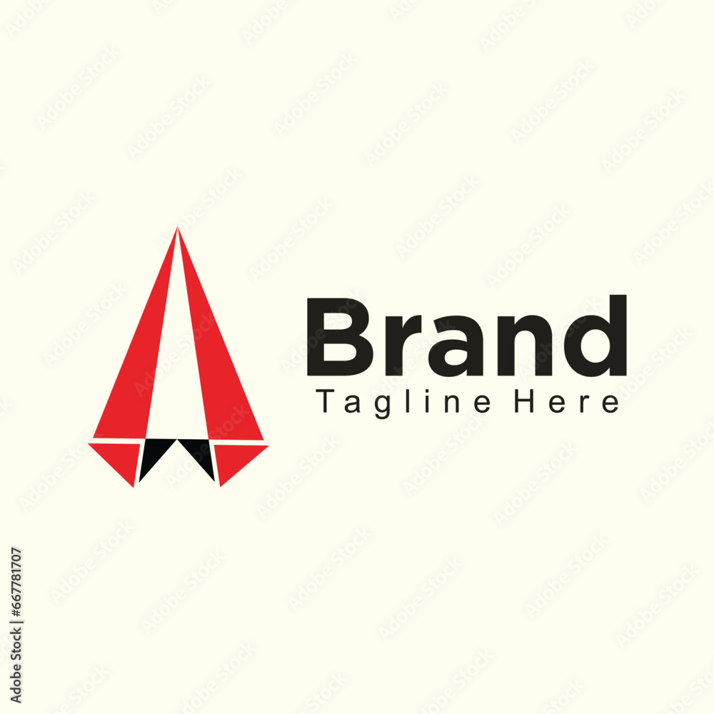 Letter A logo design vector idea with creative and simple concept Letter A logo design vector idea with creative and simple concept