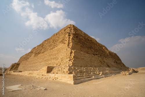 Step pyramids of Zoser in Saqqara in Egypt s capital Cairo during a sunny summer day