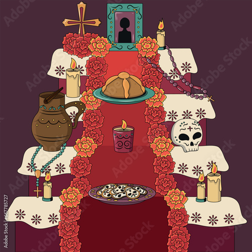 Day of The Dead vector illustration