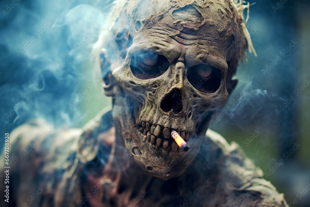 Portrait of Zombies smoke Portrait of Zombies smoke