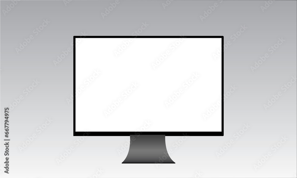 Blank or White 3D Gaming Computer monitor 8k ultra HD JPEG File Blank or White 3D Gaming Computer monitor 8k ultra HD JPEG File