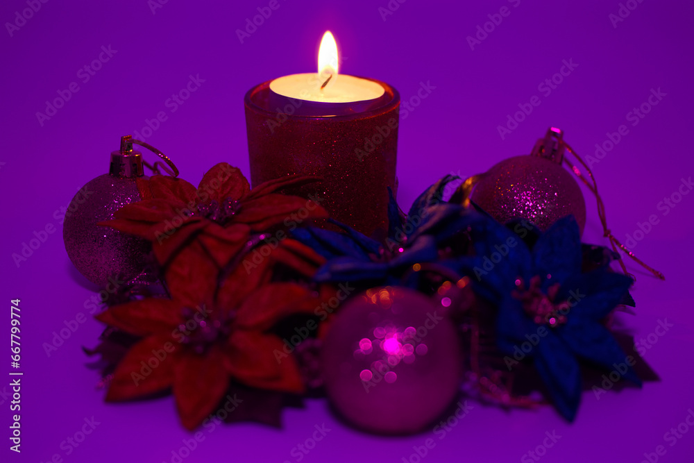świeca, lekki, dekoracja, Boże Narodzenie, grudzień, Boże Narodzenie, uroczysty, sezonowy, dekoracyjny, dekoracje, zimowy, lekki, pora roku, ogień, płomień, ciemny, uroczystość, wakacje, - obrazy, fototapety, plakaty 