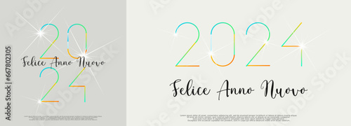 felice anno nuovo - buon anno 2024