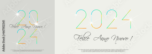 felice anno nuovo - buon anno 2024