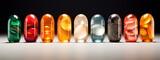 Various capsules and supplements. Generative AI,