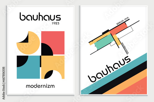 Bauhaus Prints, Exhibition Posters, Architecture Print, Gallery Wall Art Set, Office Wall Art, Modern Print, Minimalist Prints, Retro Poster