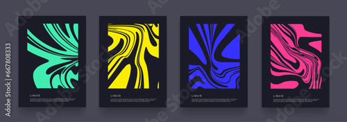 Foto Trendy Gradient Background with Yellow, Blue, Red, Green Colors