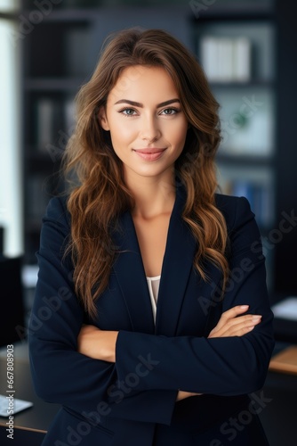 Portrait of a beautiful woman businesswoman