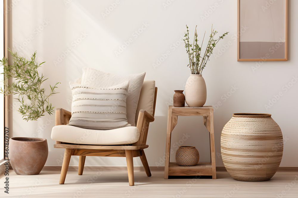 © ITrWorks - Interior Design, Corner Room with Sofa Chairs and Aesthetic Decor