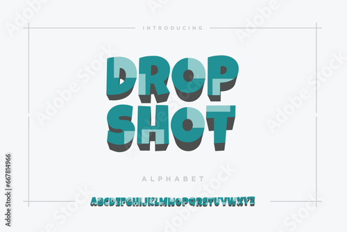 Abstract Fashion font alphabet. Minimal modern urban fonts for logo, brand etc. vector illustration