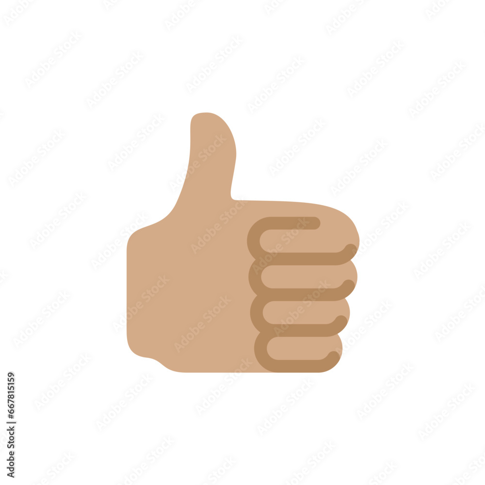 Thumbs Up: Medium Skin Tone
Thumbs Up: Medium Skin Tone
