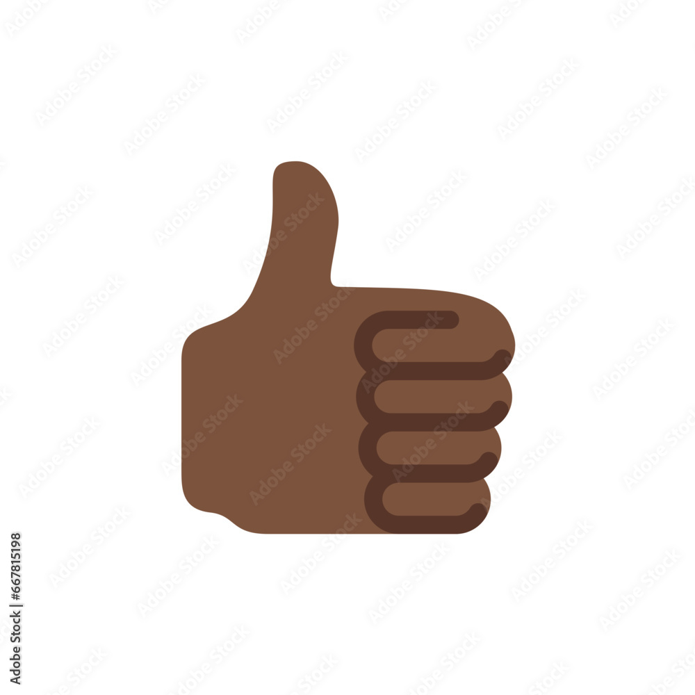 Thumbs Up: Dark Skin Tone
Thumbs Up: Dark Skin Tone