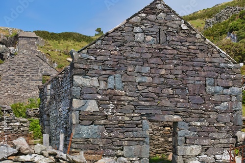 stone house in the mountains photo