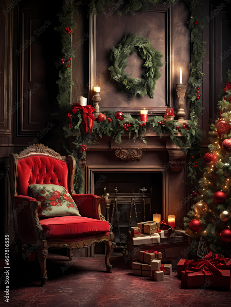Christmas decorations background wallpaper poster PPT