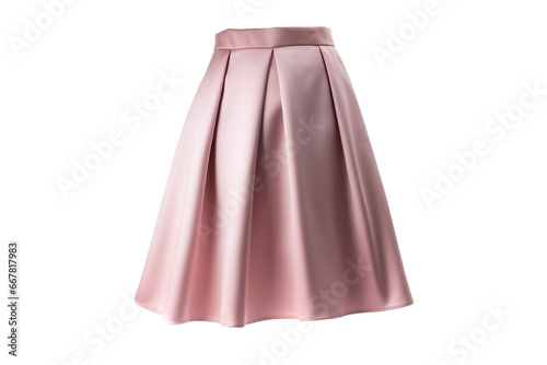 Pink classic midi skirt