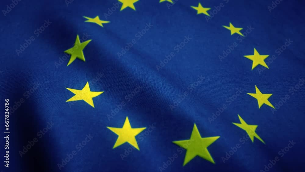 EU flag waving in a loop mode. Perfect footage for any background or Led-wall. ProRes 4444, 16-bit. EU flag waving in a loop mode. Perfect footage for any background or Led-wall. ProRes 4444, 16-bit.