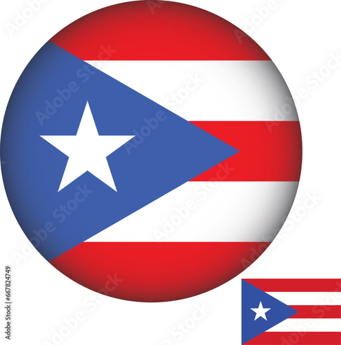 Puerto Rico Flag Round Shape Free Download Puerto Rico Flag Round Shape - GFXLoad