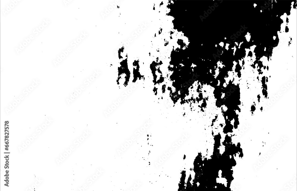 Obraz premium Rustic grunge vector texture with grain and stains. Abstract noise background. Weathered surface. Dirty and damaged. Detailed rough backdrop. Vector graphic illustration with transparent white. EPS10.