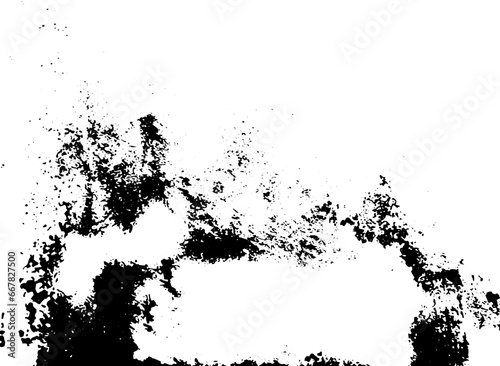 Rustic grunge vector texture with grain and stains. Abstract noise background. Weathered surface. Dirty and damaged. Detailed rough backdrop. Vector graphic illustration with transparent white. EPS10.