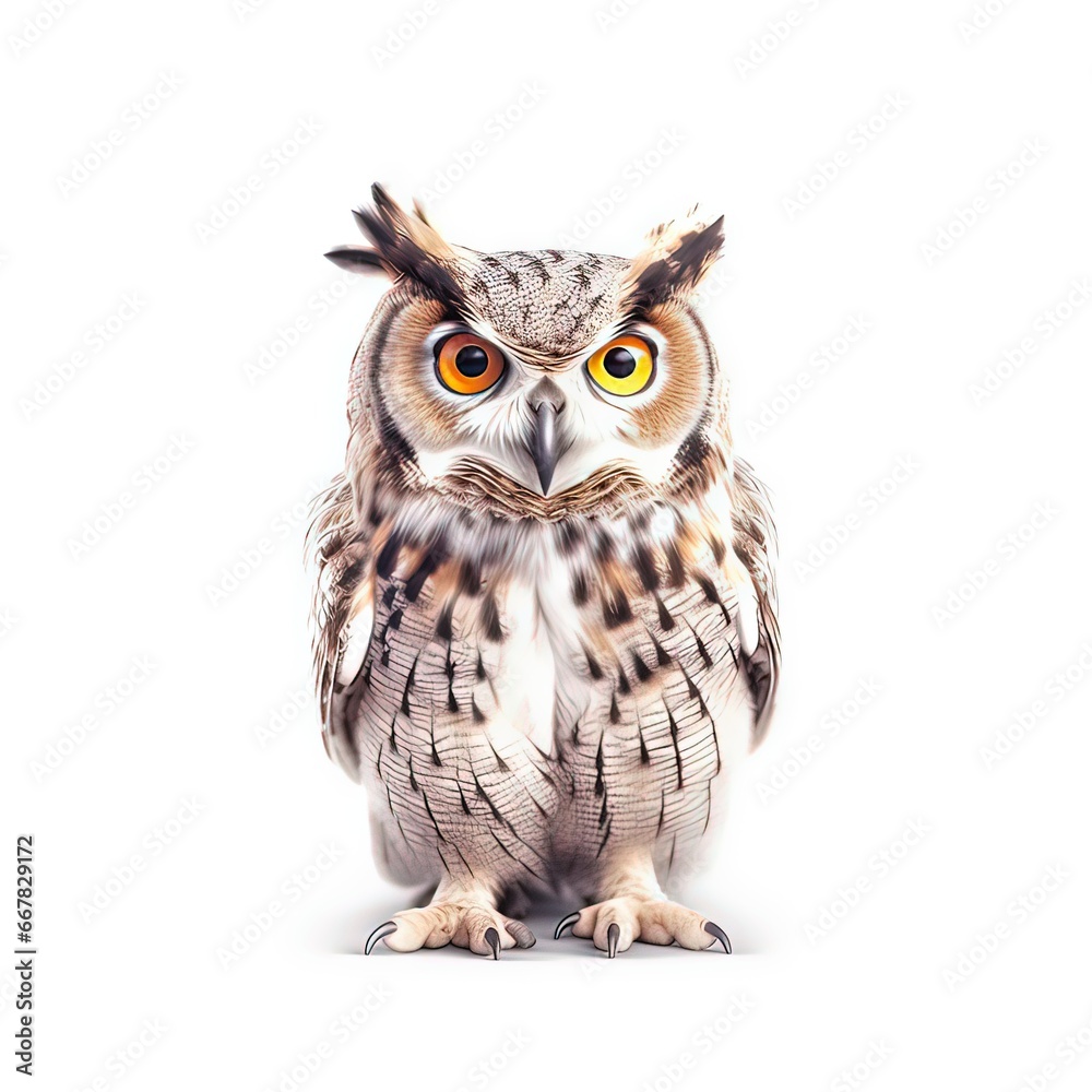 Naklejka premium Owl