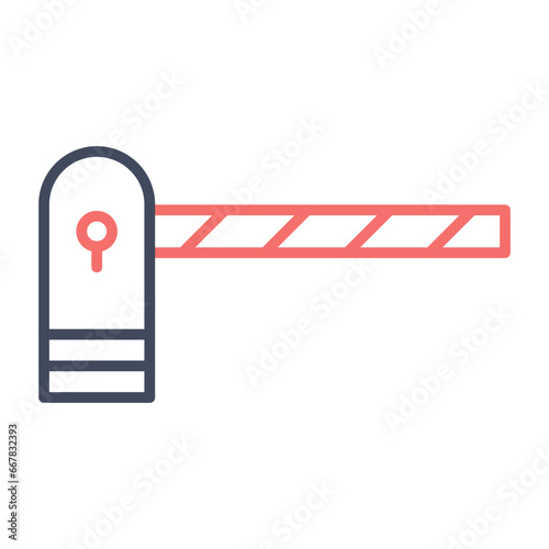 Parking Barrier Icon