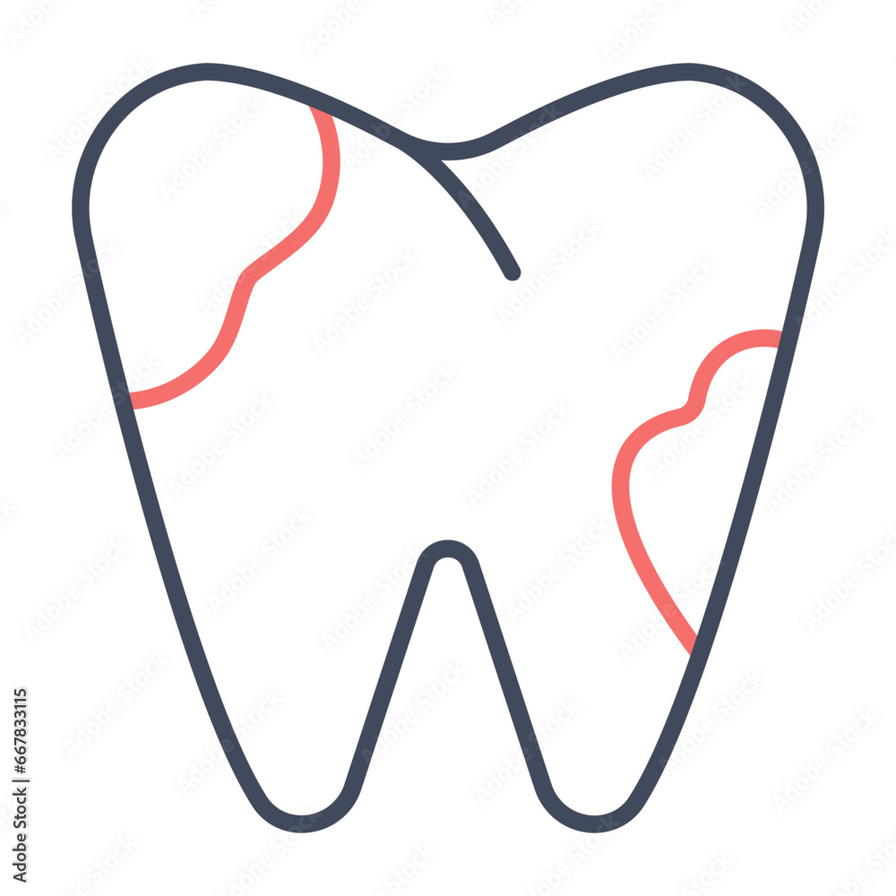 Tooth Decayed Icon