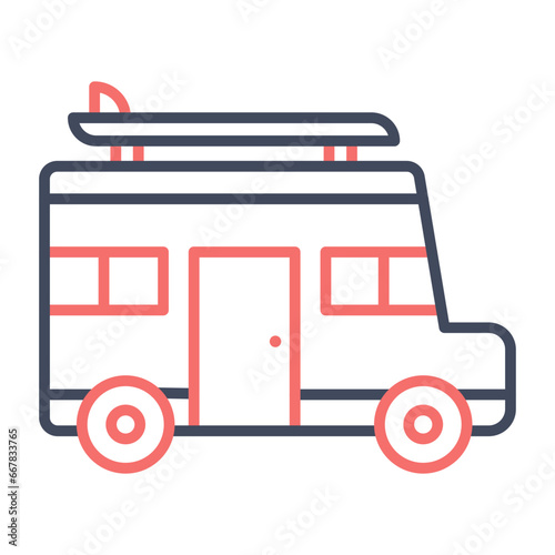 Surf Van Icon