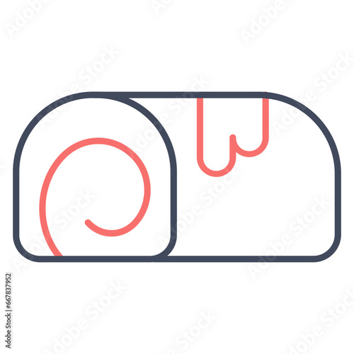 Swiss Roll Icon