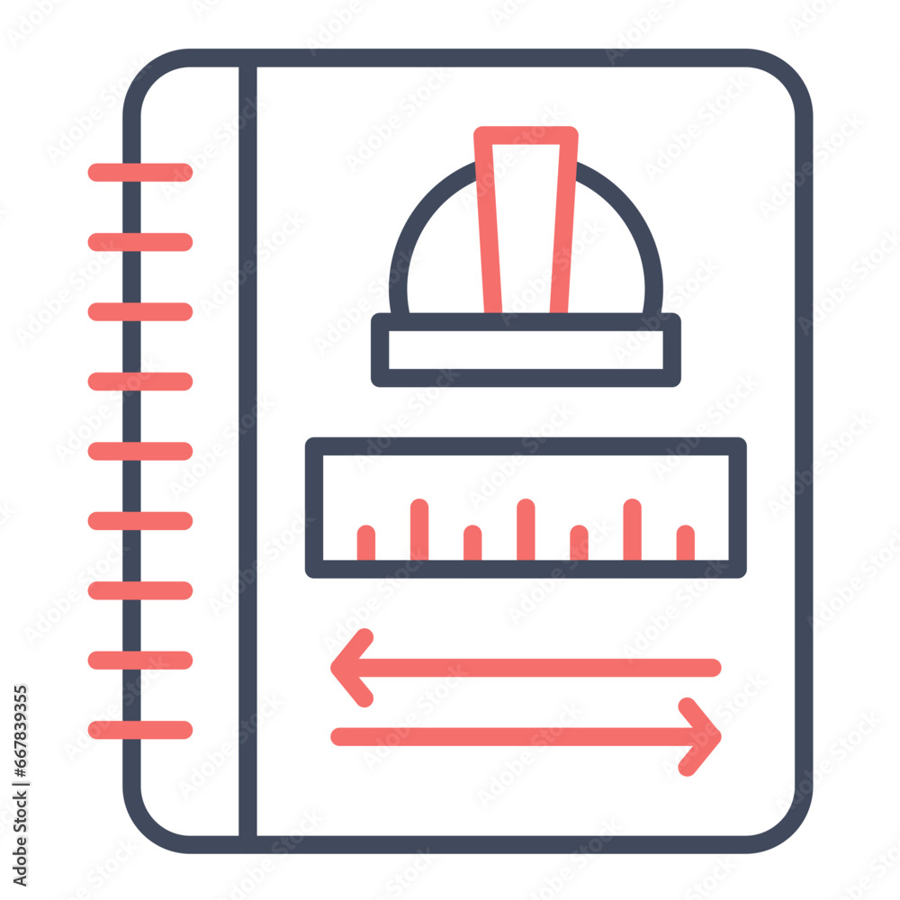 Engineer Notebook Icon Engineer Notebook Icon