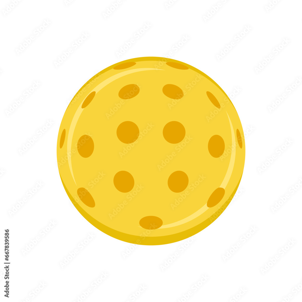 Pickle ball, Pickleball Ball, Pickleball Accessories, Ball Vector, Tennis Ball, Court Ball, Vector Illustration Pickle ball, Pickleball Ball, Pickleball Accessories, Ball Vector, Tennis Ball, Court Ball, Vector Illustration