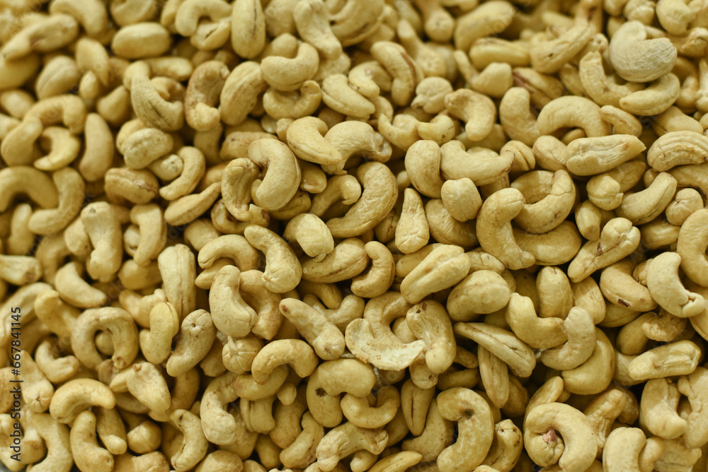A collection of raw cashew nuts A collection of raw cashew nuts