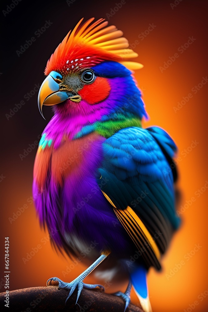 Obraz premium blue and yellow macaw