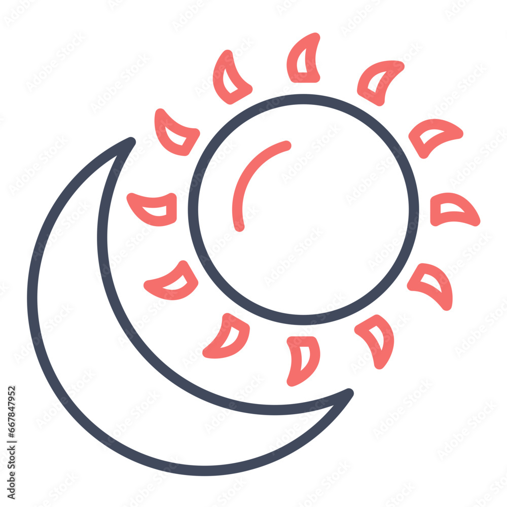 Obraz premium Day and Night Icon