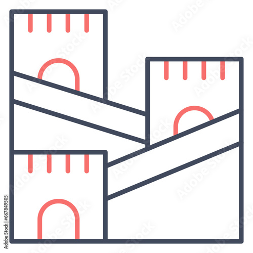 Great Wall of China Icon