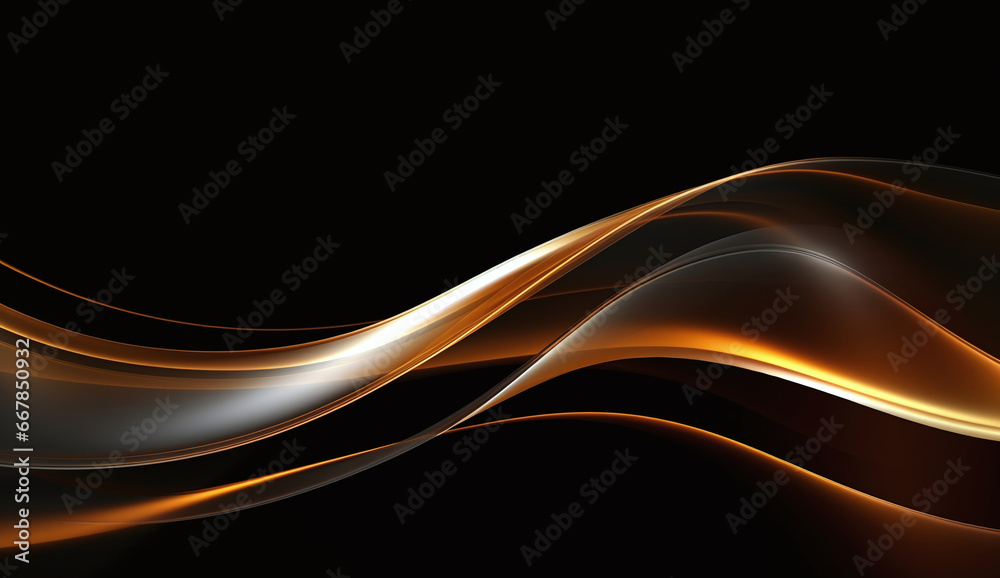 Dark and gold technology waves abstract background Dark and gold technology waves abstract background