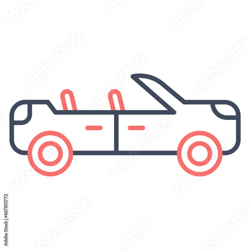 Convertible Car Icon